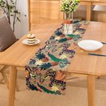 - Runner-3322 - Realhomes Etnik Afrika Temalı Özel Tasarımlı Dekoratif Runner Realhomes