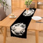 Fornasetti Özel Tasarım Dijital Baskılı Dekoratif Runner Realhomes