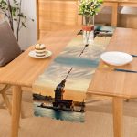 - Runner-336 - Realhomes  Kız Kulesi Dijital Baskılı Dekoratif Runner Realhomes