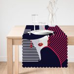 Mujer Estilo Icon Tasarımlı Dijital Baskılı Runner Realhomes