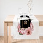 - Runner-3363-1 - Realhomes  Coco Parfüm Tasarımlı Dijital Baskılı 3D Runner Realhomes