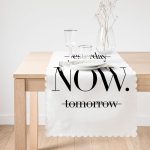 Yesterday Tomorrow NOW Yazılı Dijital >Baskılı Runner Realhomes