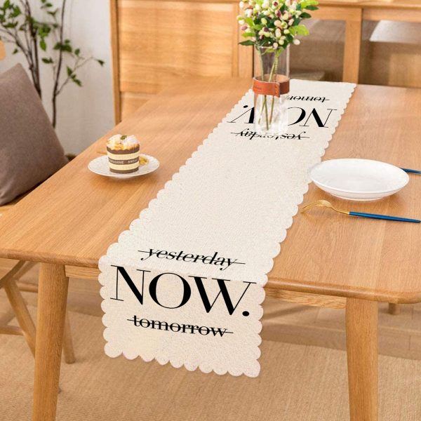 - Runner-3387 - Realhomes  Yesterday Tomorrow NOW Yazılı Dijital >Baskılı Runner Realhomes