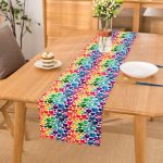 Renkli Kalpler Özel Tasarımlı Dijital Baskılı Runner Realhomes