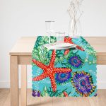 Modern Deniz Yıldızları 3D Baskılı Özel Tasarım Runner Realhomes