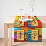 - Runner-3522-1 - Realhomes Etnik African Motifli Özel Tasarım Dekoratif Runner Realhomes