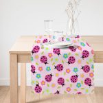 - Runner-3523-1 - Realhomes  Pembe Zeminde Uğur Böcekleri Tasarımlı Modern Runner Realhomes