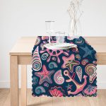 - Runner-3538-1 - Realhomes  Lacivert Zeminde Deniz Mindeyeleri Özel Tasarım Runner Realhomes