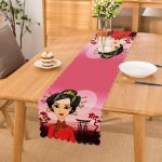 - Runner-3551 - Realhomes  Uzak Doğu Motifli Dijital Baskılı Runner Realhomes