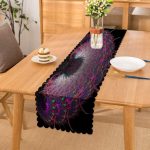 - Runner-3600 - Realhomes Fraktal Desenli Özel Tasarım Dijital Baskılı Modern Runner Realhomes