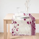 Pembe Ahenk Özel Yasarım Dijital Baskılı Modern Runner Realhomes