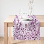 - Runner-3604-1 - Realhomes Realhomes Lila Şıklığı Dijital Baskılı Modern Runner Realhomes