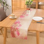 Çiçek Motifli Tasarım Dijital Baskılı Modern Runner Realhomes