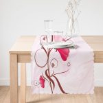 - Runner-3621-1 - Realhomes Gelincik Motifli Dijital Baskılı Runner Realhomes