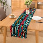 - Runner-3638 - Realhomes Geometrik Motifler Özel Tasarım Dijital Baskılı Runner Realhomes