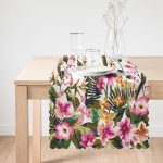 - Runner-3639-1 - Realhomes Bahar Çiçekleri Dijital Baskılı Modern Runner Realhomes