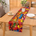 - Runner-3641 - Realhomes Multi Renkler Dijital Baskılı Modern Runner Realhomes