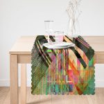 - Runner-3643-1 - Realhomes Soyut Geometrik Özel Tasarım Dijital Baskılı Modern Runner Realhomes