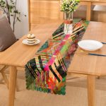 - Runner-3643 - Realhomes Soyut Geometrik Özel Tasarım Dijital Baskılı Modern Runner Realhomes