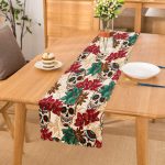 - Runner-3650 - Realhomes Kuru Kafa Motifli Dijital Baskılı Modern Runner Realhomes