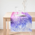 - Runner-3653-1 - Realhomes Suluboya Desenli Dijital Baskılı Modern Runner Realhomes