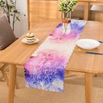 - Runner-3653 - Realhomes Suluboya Desenli Dijital Baskılı Modern Runner Realhomes