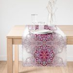 Etnik Desenli Özel Tasarım Dijital Baskılı Modern Runner Realhomes