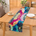 Multi Renkler Dijital Baskılı Modern Runner Realhomes