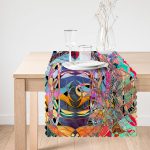 Multi Renkler Dijital Baskılı Modern Runner Realhomes