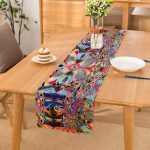 Multi Renkler Dijital Baskılı Modern Runner Realhomes