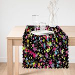 Renkli Yıldızlar Özel Tasarım Dijital Baskılı Runner Realhomes