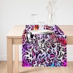 - Runner-3705-1 - Realhomes Realhomes Renkli Leopar Desenli Dijital Baskılı Modern Runner Realhomes