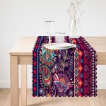 - Runner-3708-1 - Realhomes Etnik Motifli Dijital Baskılı Modern Runner Realhomes