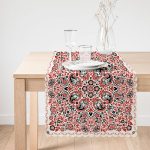 - Runner-3713-1 - Realhomes Etnik Motifli Dijital Baskılı Modern Runner Realhomes