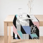 - Runner-3714-1 - Realhomes Mermer Desenli Dijital Baskılı Modern Runner Realhomes