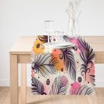 - Runner-3715-1 - Realhomes Renkli Tüyler Dijital Baskılı Modern Runner Realhomes