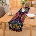 Etnik Motifli Dijital Baskılı Modern Runner Realhomes