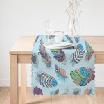 - Runner-3730-1 - Realhomes Buz Mavisi Özel Tasarım Dijital Baskılı Modern Runner Realhomes