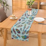 - Runner-3730 - Realhomes Buz Mavisi Özel Tasarım Dijital Baskılı Modern Runner Realhomes