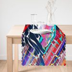 - Runner-3737-1 - Realhomes Suluboya Desenli Dijital Baskılı Modern Runner Realhomes