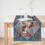 Kadın Motifli Dijital Baskılı Modern Runner Realhomes