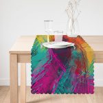 Multi Colar Dijital Baskılı Modern Runner Realhomes