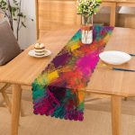 Multi Colar Dijital Baskılı Modern Runner Realhomes