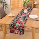 - Runner-3785 - Realhomes Suluboya Desenli Dijital Baskılı Modern Runner Realhomes