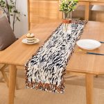 - Runner-3796 - Realhomes  Realhomes Zebra Motifli Özel Tasarım Dijital Baskılı Modern Runner Realhomes