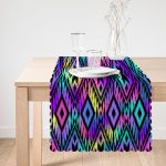 Baklava Desenli Özel Tasarım Dijital Baskılı Modern Runner Realhomes