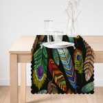 - Runner-3852-1 - Realhomes Renkli Yapraklar Dijital Baskılı Modern Runner Realhomes