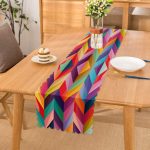 - Runner-3853 - Realhomes Multi Colar Dijital Baskılı Modern Runner Realhomes