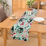 Neşeli Baykuşlar Dijital Baskılı Modern Runner Realhomes