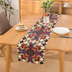 - Runner-3866 - Realhomes Etnik Motifli Özel Tasarım Dijital Baskılı Modern Runner Realhomes